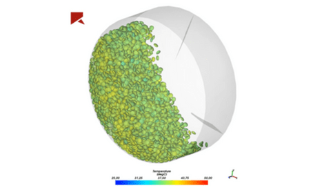 Particle Simulation - DEM in Emerging Technologies CAE Simulation Services by 3D Engineering