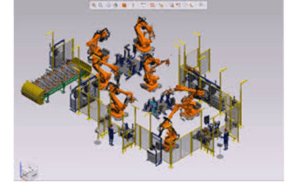 Process Simulation in Digital Manufacturing by 3D Engineering